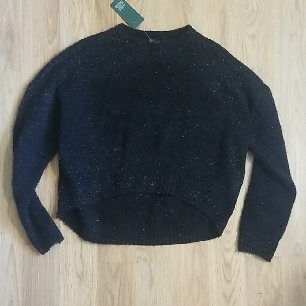 𝅺Wild Fable Sweater Crewneck Long Sleeve Metallic - Picture 2 of 6